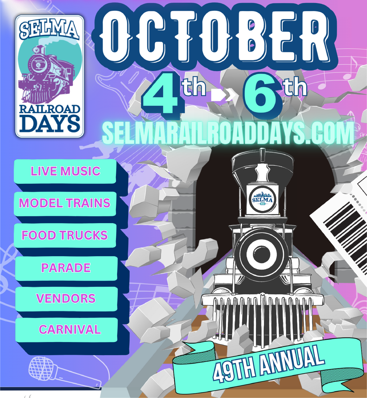 10/04–10/06 - 49th Annual Railroad Day